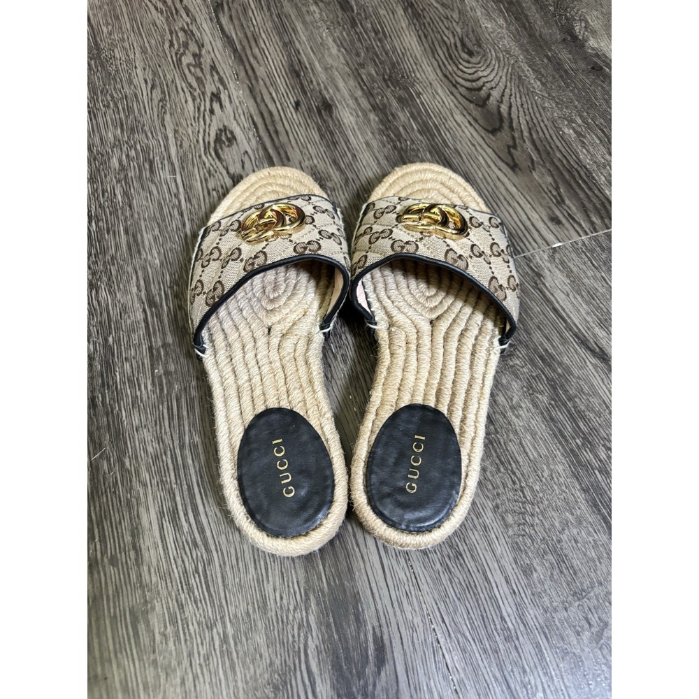 Gucci GG Canvas Espadrilles EU 37 1/2 - Picture 15 of 15